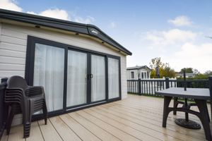 Southerly facing decking- click for photo gallery